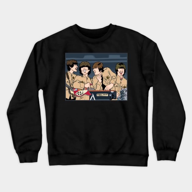 The Beatles at Shea Crewneck Sweatshirt by Parisi Studios